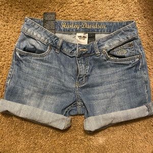 Vintage Harley Davidson Shorts